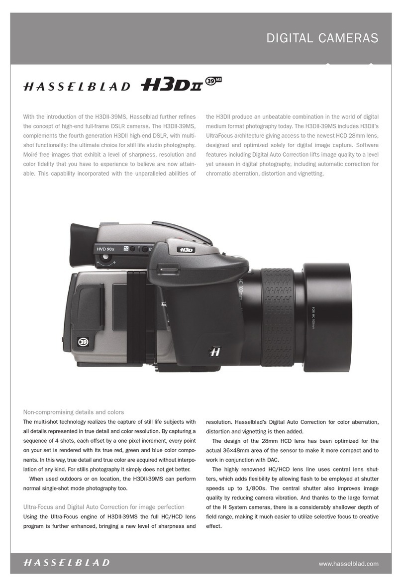 Hasselblad H3DII-39MS User manual