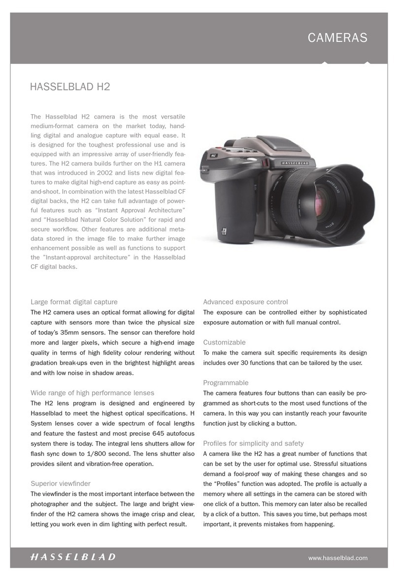 Hasselblad H2 User manual