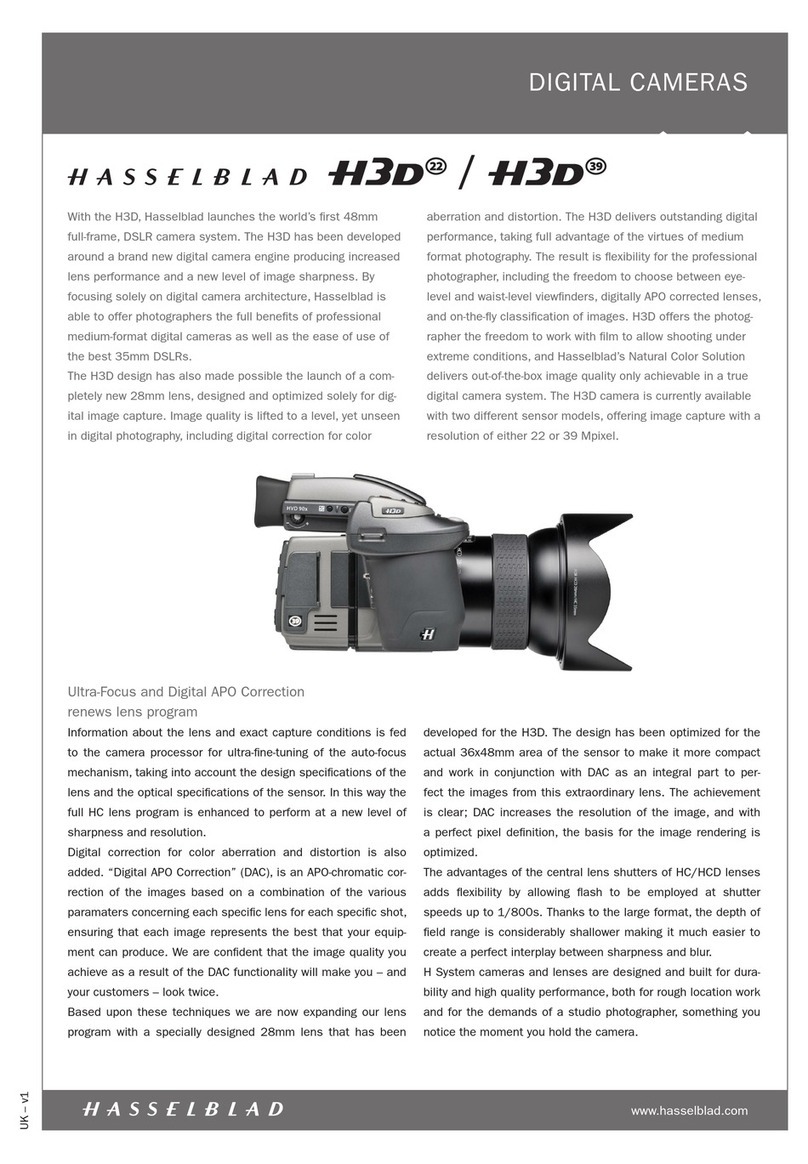 Hasselblad H3D - User manual