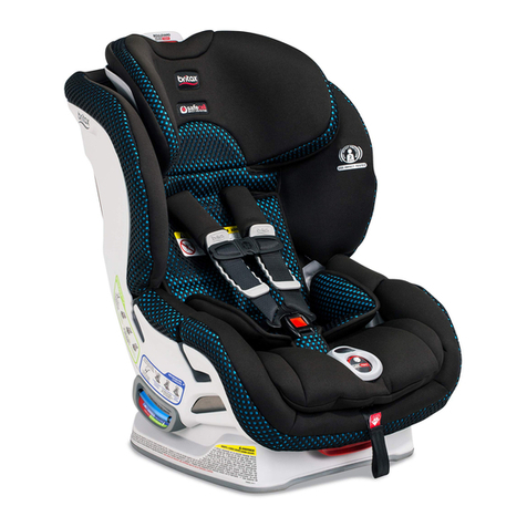 Britax CONVERTIBLE CHILD RESTRAINT WITH AHR User manual