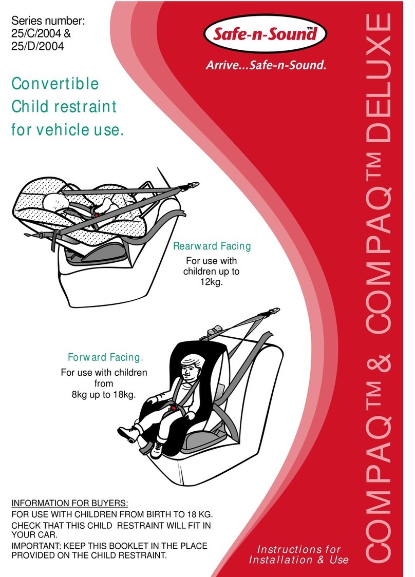 Britax COMPAQ Instructions for installation & use