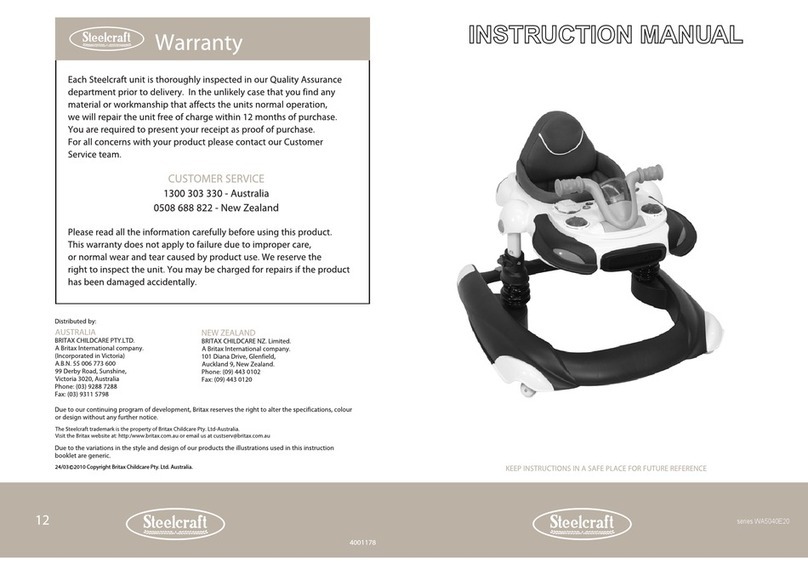 Britax ROADSTER 2 IN 1 WALKER manual Britax ROADSTER 2 IN 1 WALKER manual