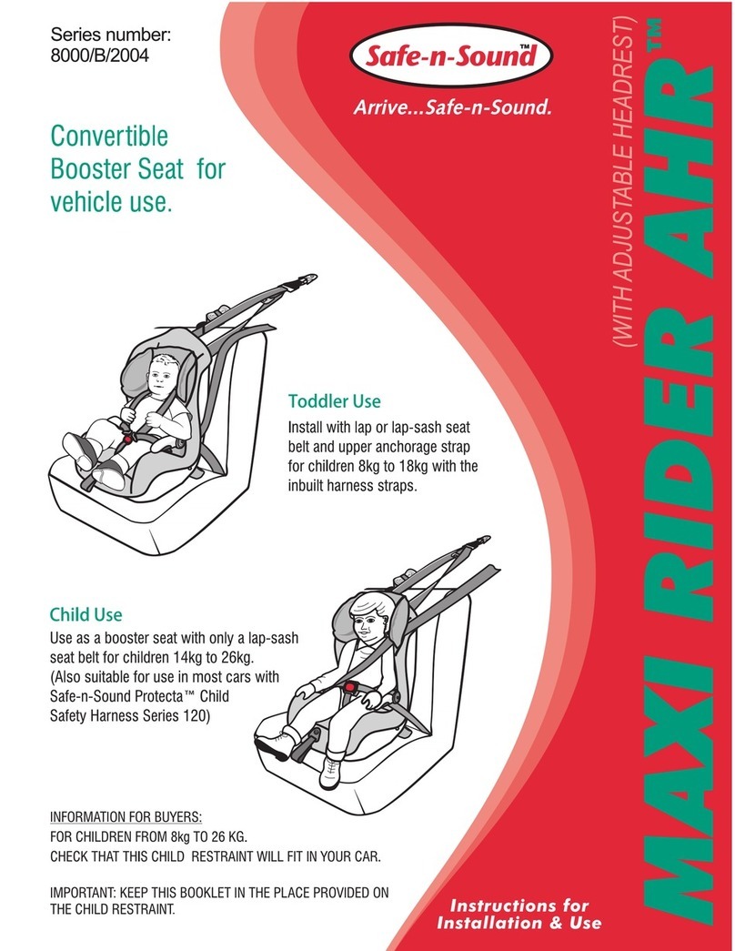 Britax MAXI RIDER AHR User manual