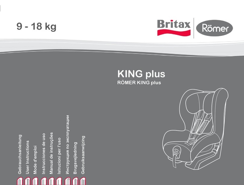 Britax KING PLUS - ANNEXE 599 User manual