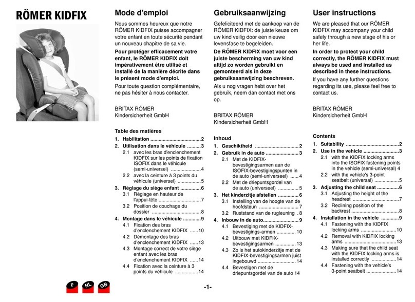 Britax KIDFIX User manual