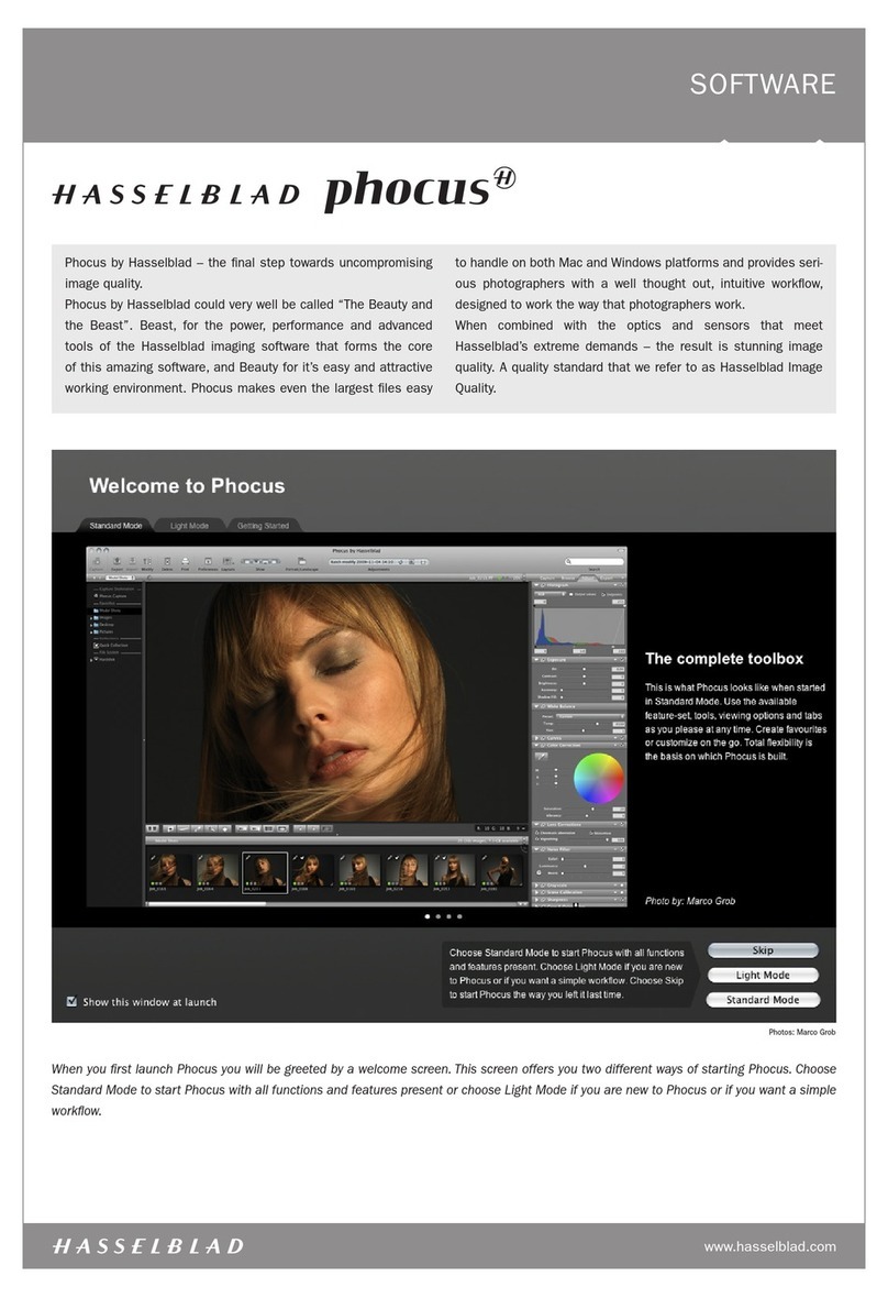 Hasselblad PHOCUS manual Hasselblad PHOCUS manual