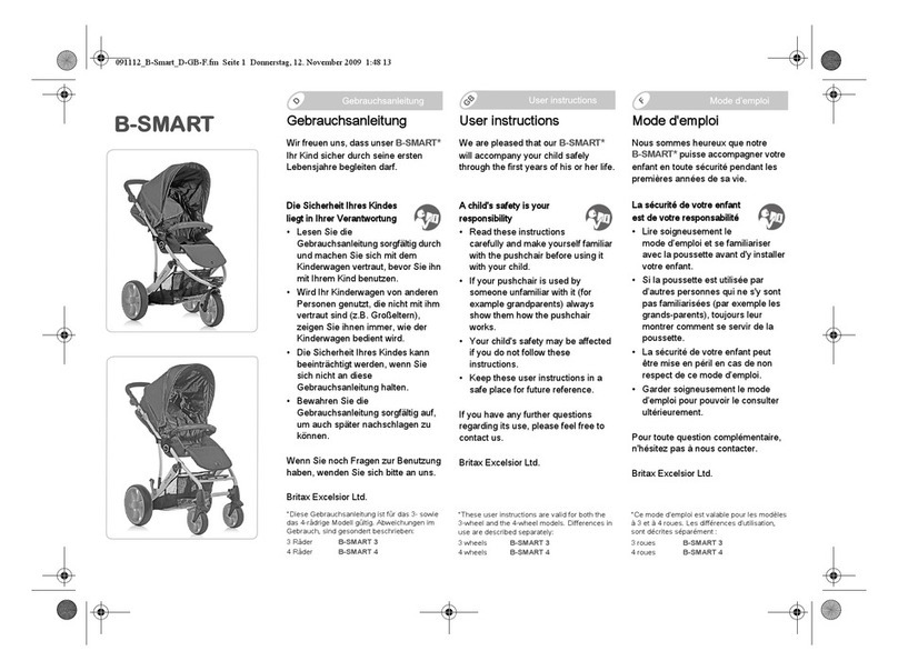 Britax B-Smart User instructions Britax B-Smart User instructions