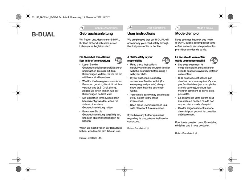 Britax B-DUAL - User manual