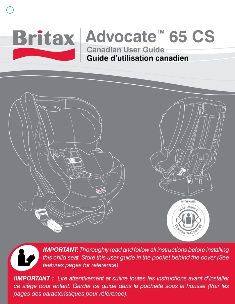 Britax ADVOCATE 65 CS User manual