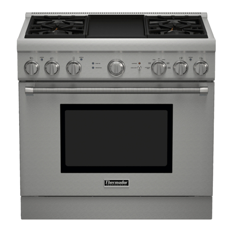 Thermador Pro Harmony PRD304GHU installation manual