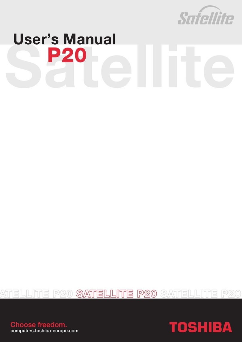 Toshiba Satellite P20-8PW user manual