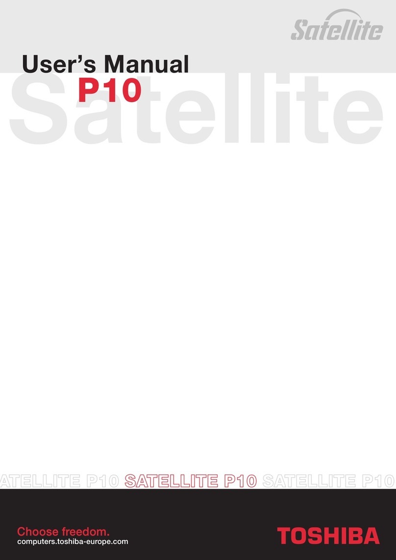 Toshiba Satellite P10-304 User manual