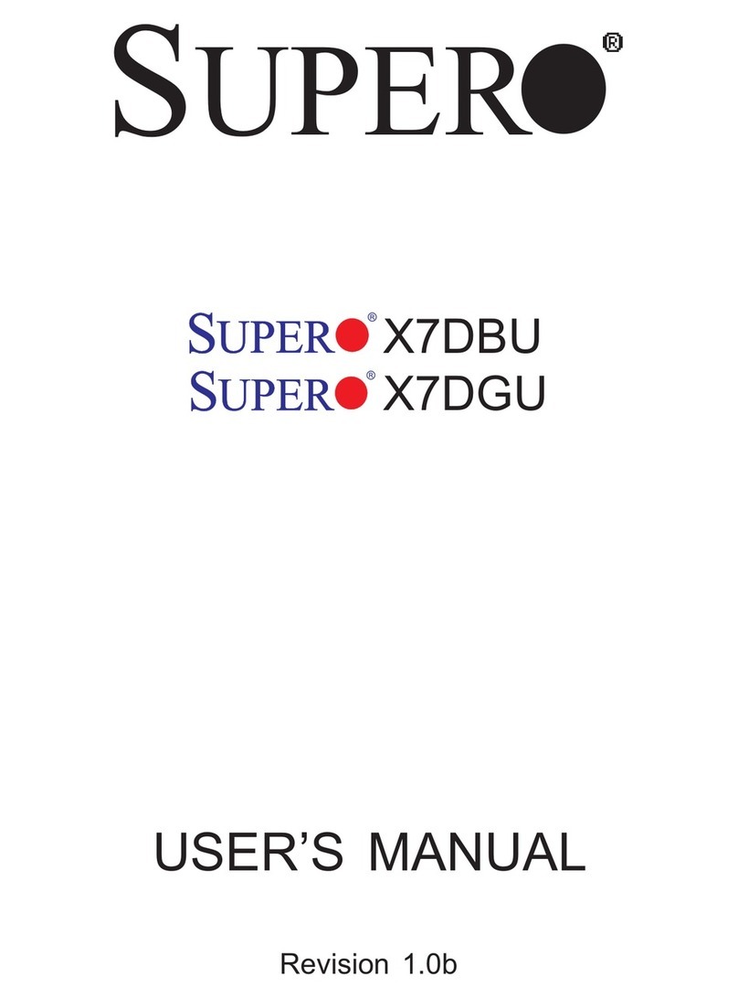 Supermicro Supero X7DBU user manual