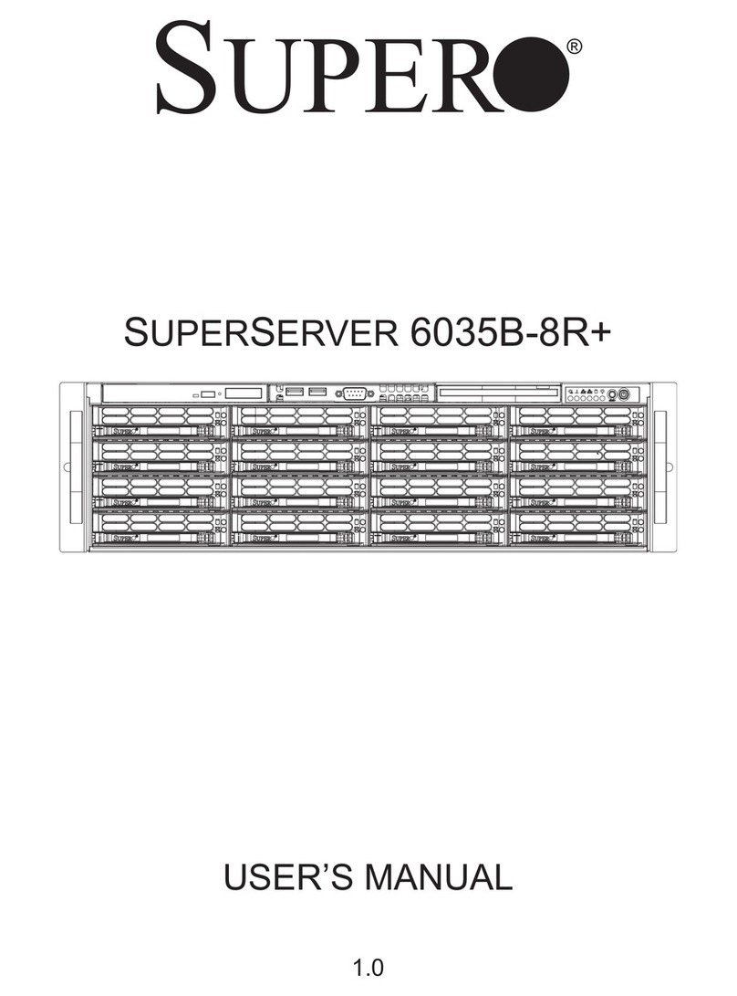 Supero SUPERSERVER 6035B-8R+ user manual