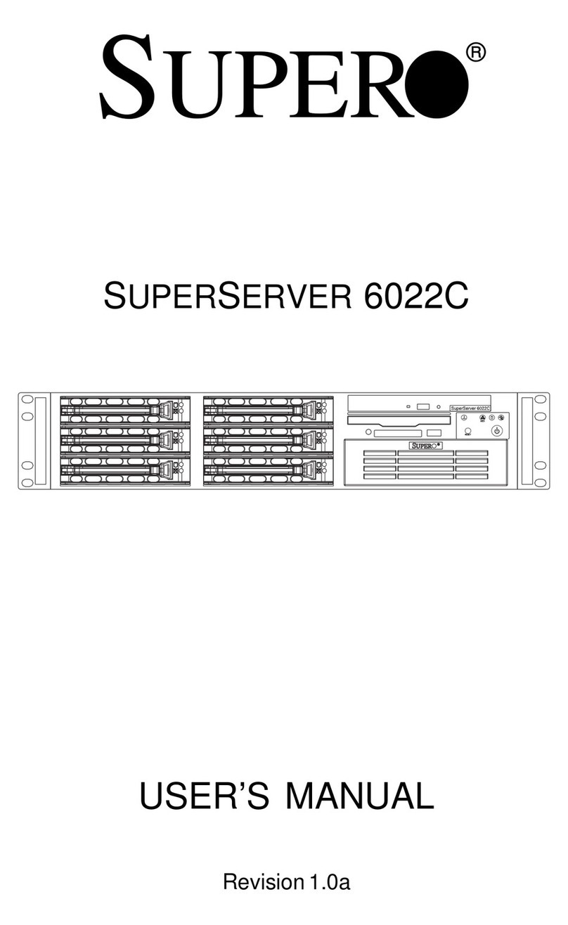 Supermicro SUPERSERVER 6022C user manual