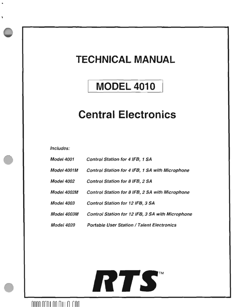RTS 4010 Technical manual