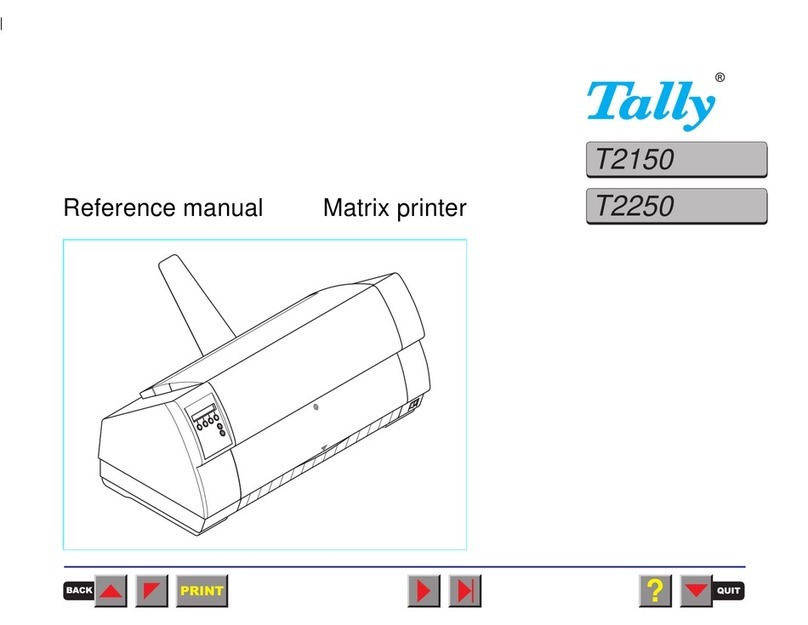 TallyGenicom T2150 User manual