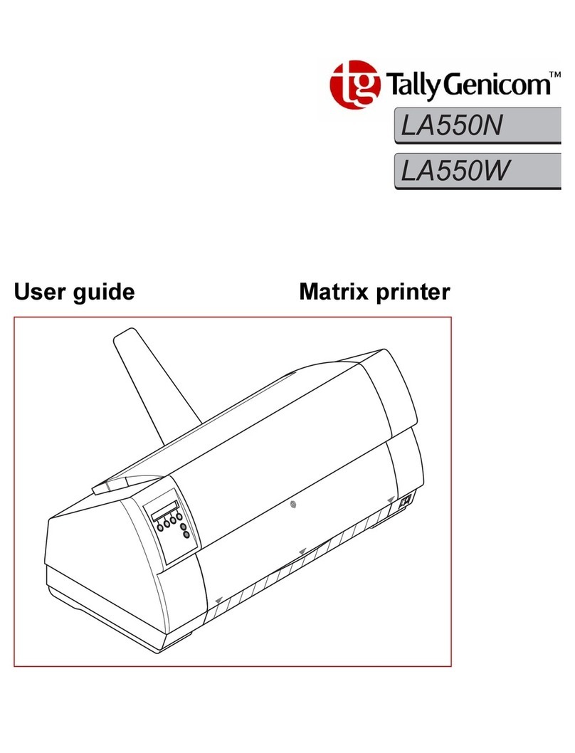 TallyGenicom LA550N User manual TallyGenicom LA550N User manual