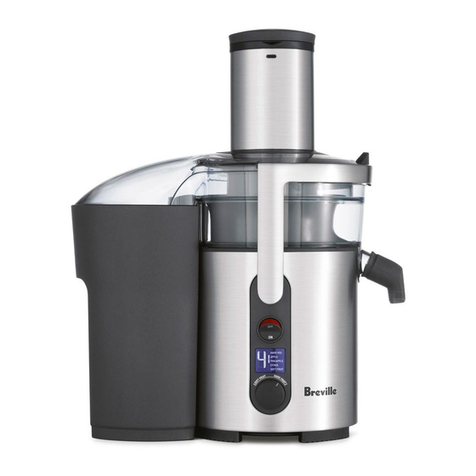 Breville Juice Fountain Multi-Speed BJE510XL manual