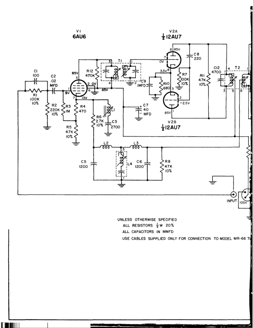 McIntosh MA6 - SCHEMATICS Wiring diagram