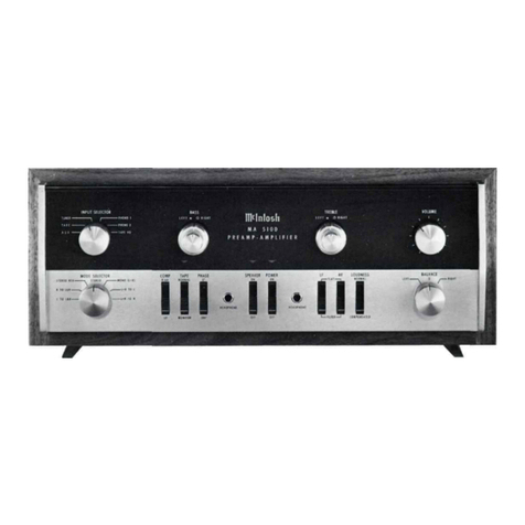 McIntosh MA 5100 Operating and installation instructions