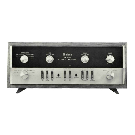 McIntosh MA5100 - B User manual