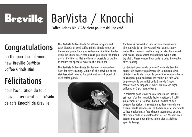 Breville BarVista BCB100 manual