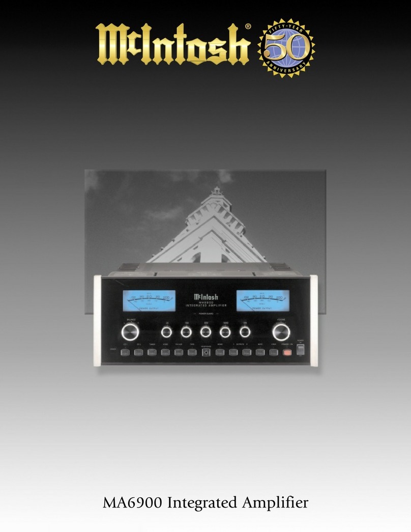 McIntosh MA6900 User manual