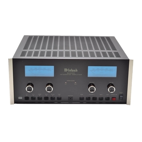 McIntosh MA6500 Service manual