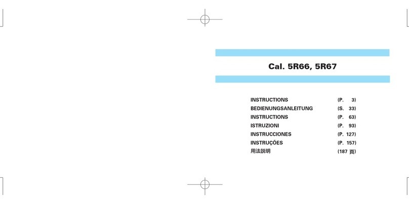 Seiko 5R66 User manual Seiko 5R66 User manual