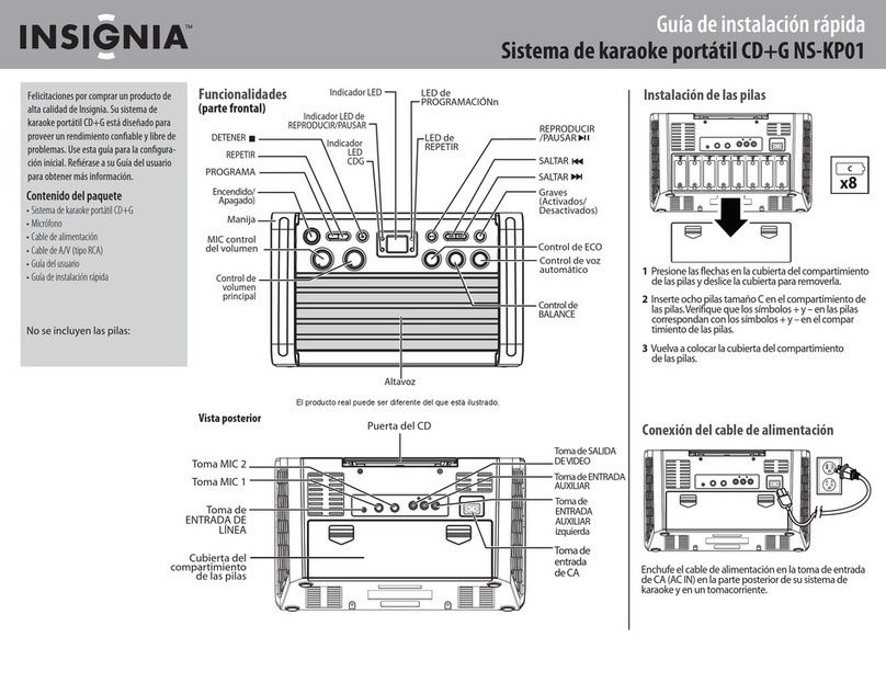 Insignia NS-KP01 User manual