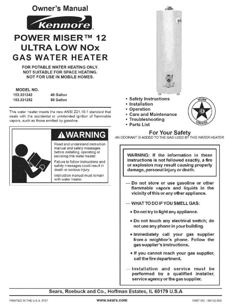 Kenmore 33125 - Power Miser 12 owner's manual Kenmore 33125 - Power Miser 12 owner's manual