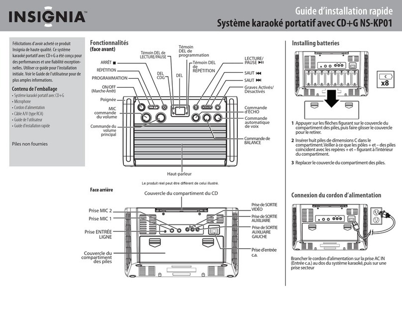Insignia NS-KP01 Quick setup guide Insignia NS-KP01 Quick setup guide