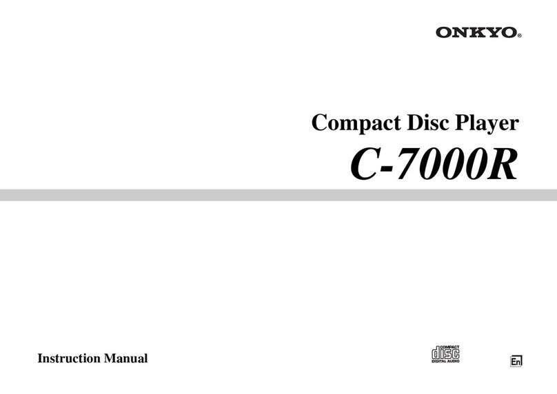 Onkyo C-7000R User manual