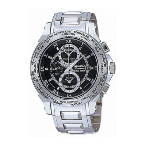 Seiko 5T82 User manual