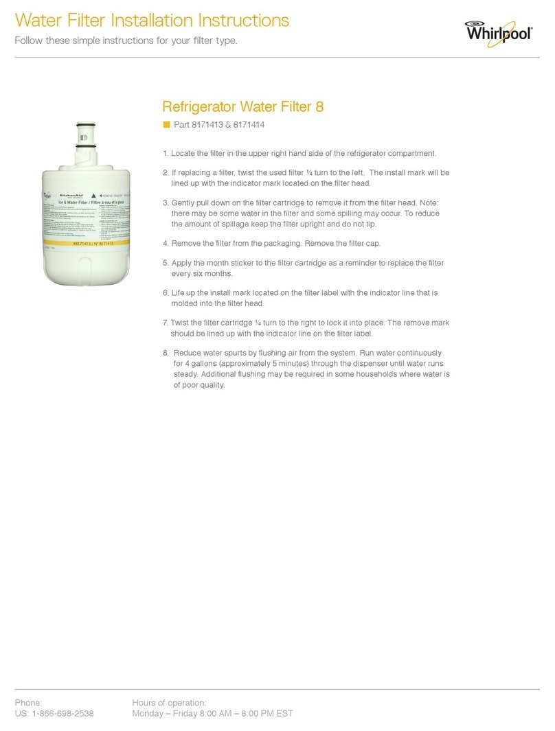 Whirlpool 8171413 installation instructions