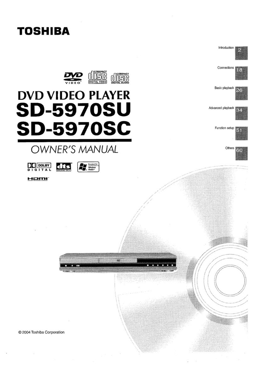 Toshiba SD5970 User manual Toshiba SD5970 User manual