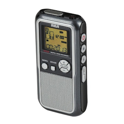 RCA RP5022 - RP 64 MB Digital Voice Recorder User manual RCA RP5022 - RP 64 MB Digital Voice Recorder User manual