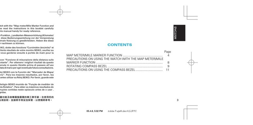 Seiko Map Meter Function guide
