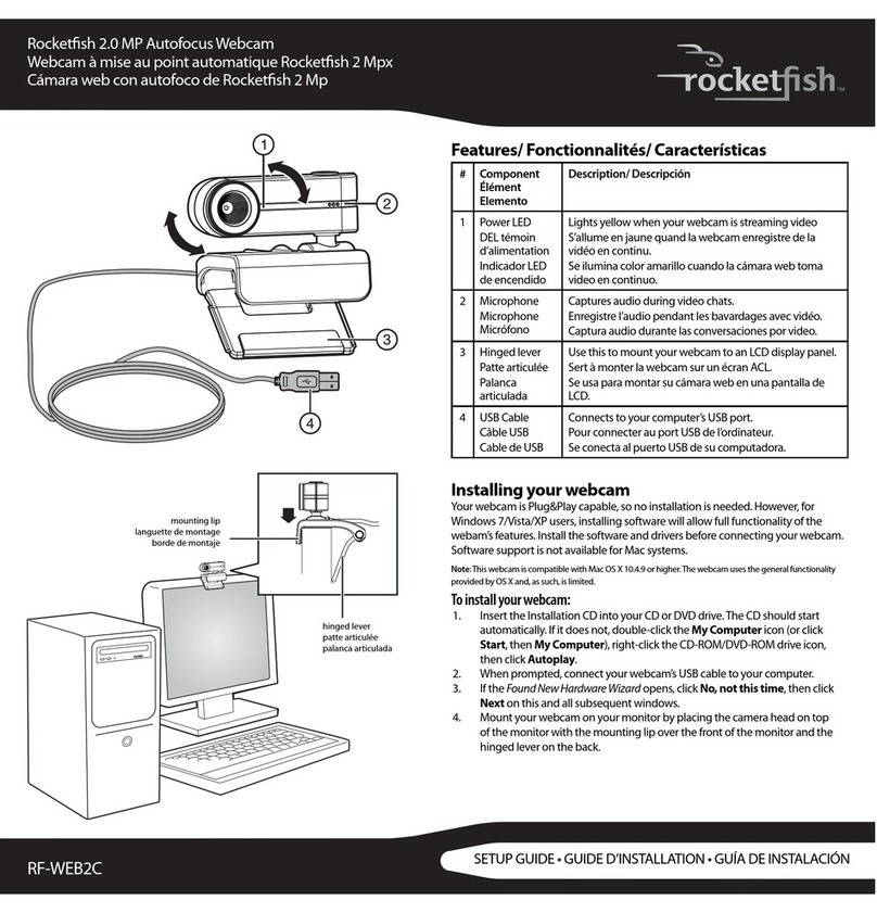 Rocket Fish RF-WEB2C Setup guide