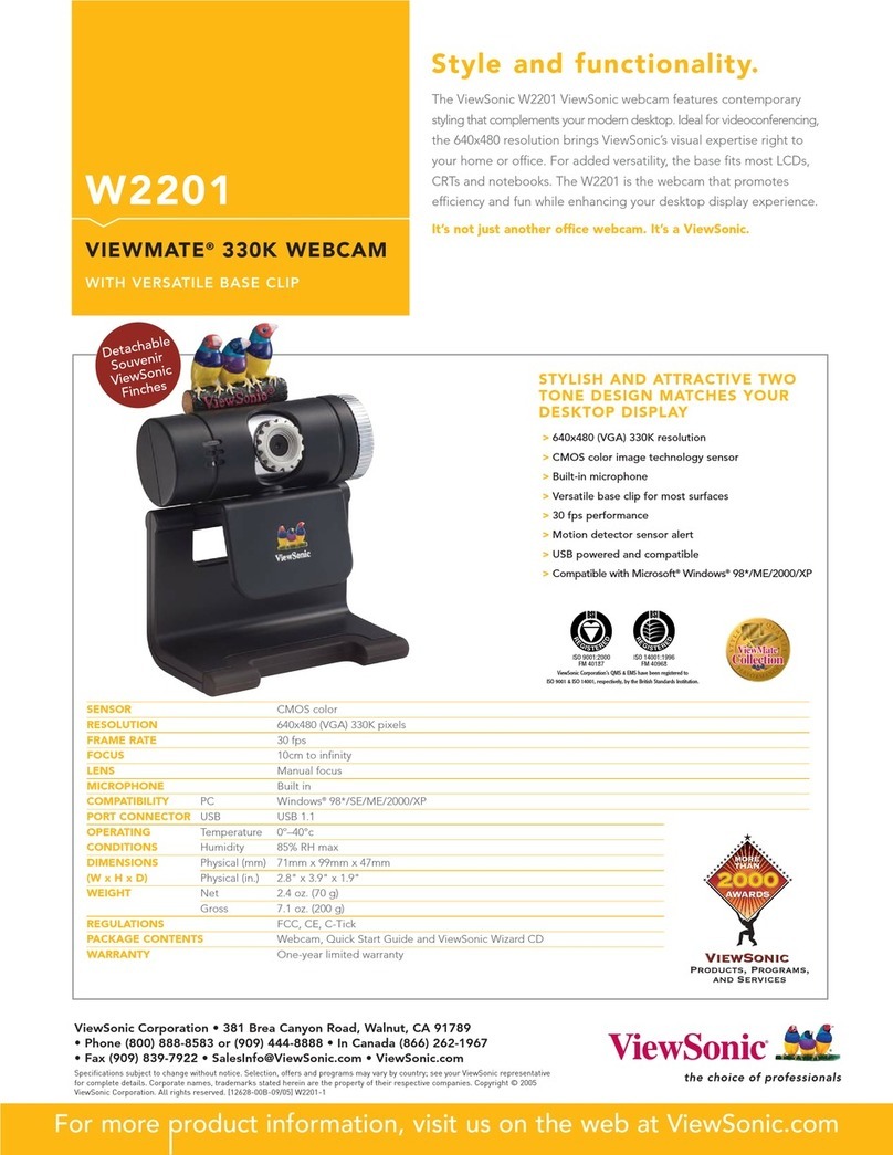 ViewSonic VIEWMATE W2201 User manual