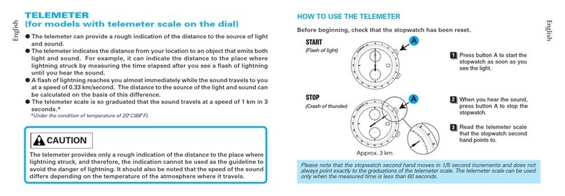 Seiko Telemeter How to use