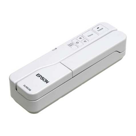 Epson ELPDC06 Document Camera For serial numbers beginning with LQZF - DC-06 Document... User manual Epson ELPDC06 Document Camera For serial numbers beginning with LQZF - DC-06 Document... User manual
