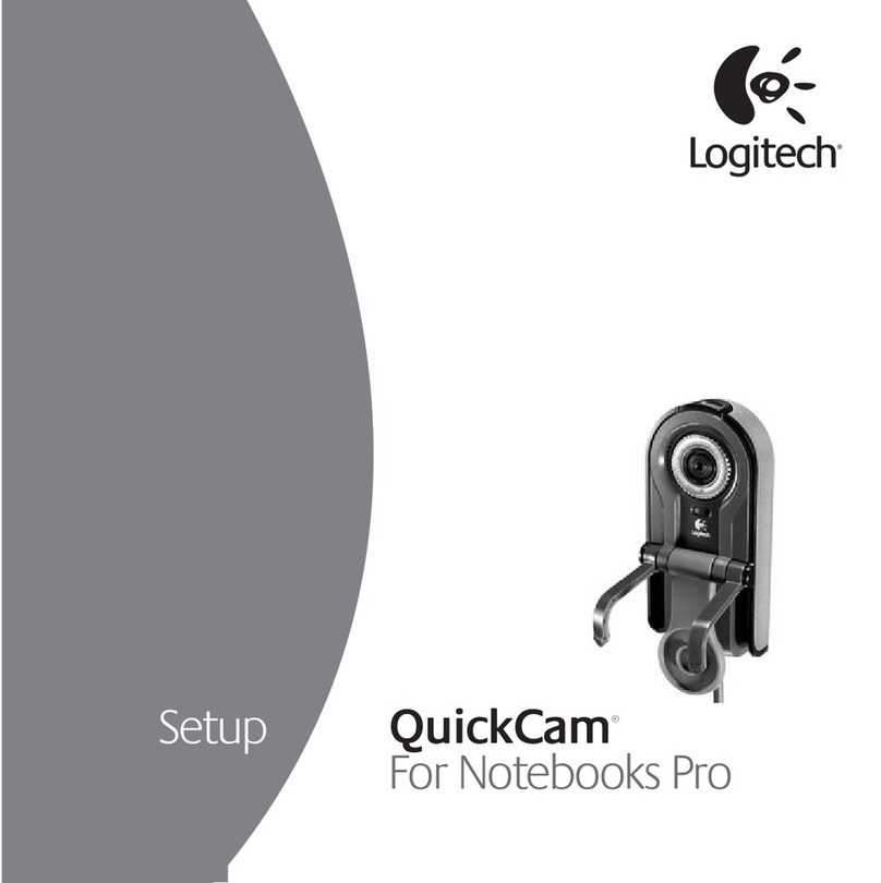 Logitech 960-000045 - Quickcam Pro For Notebooks Notebook Web... Setup guide