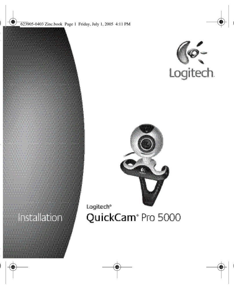 Logitech 960-000034 - Quickcam Pro 5000 Web Camera manual