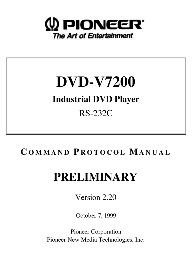 Pioneer DVD-V7200 Installation instructions
