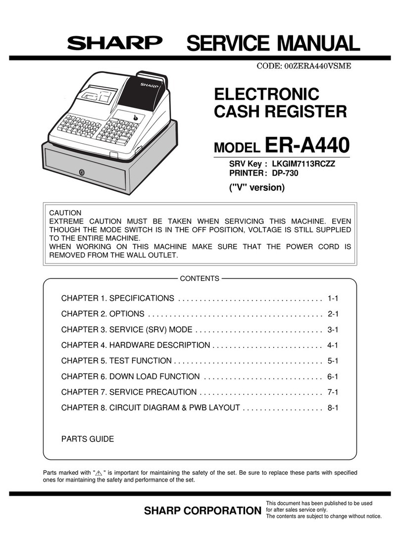 Sharp ER-A440 User manual