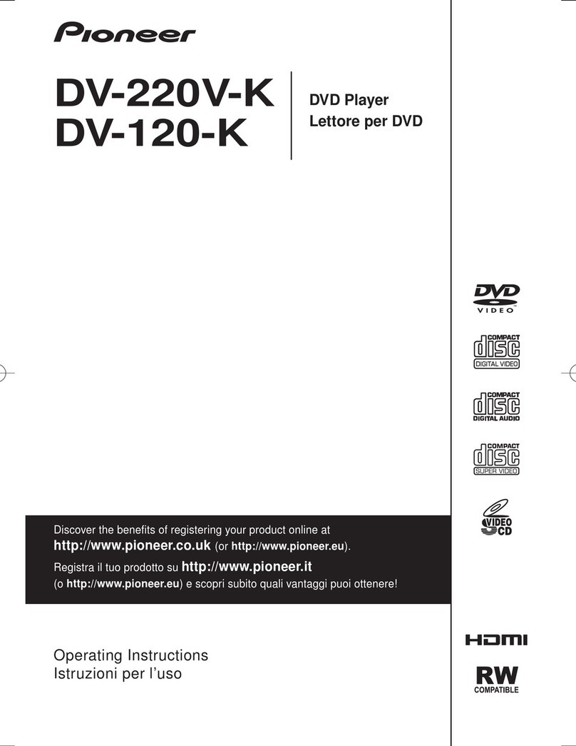 Pioneer DV-220KV User manual