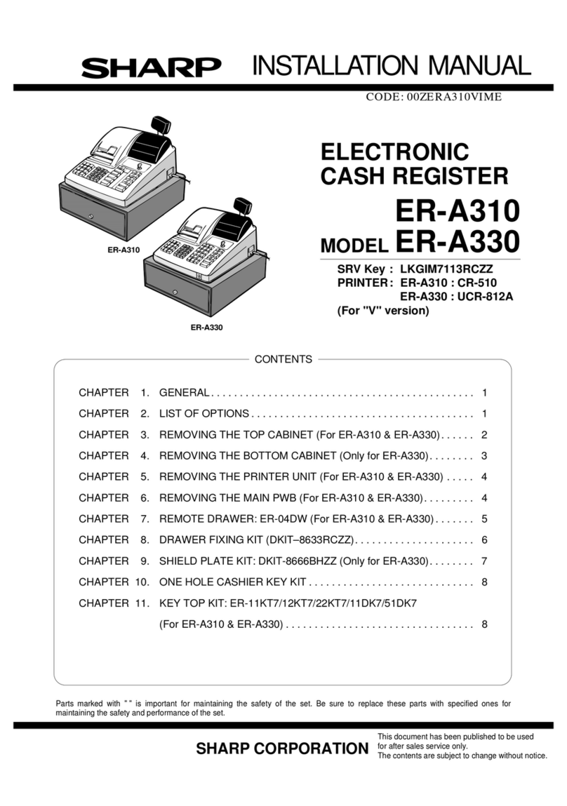 Sharp ER-A330 installation manual