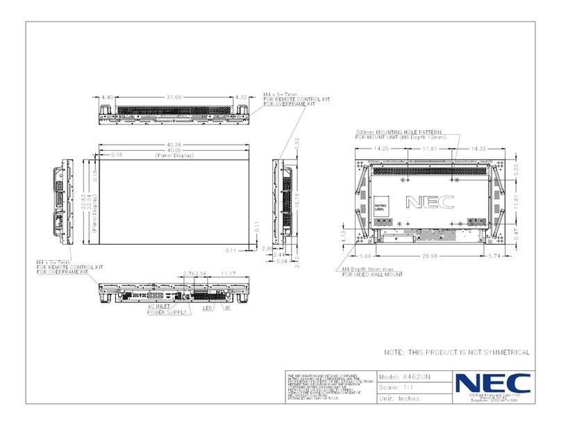 NEC MultiSync X462UN Guide NEC MultiSync X462UN Guide